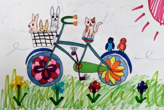 園小混合クラス・４月１回目「おしゃれ自転車」