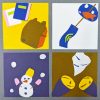 小学生クラス5月2回目・四季の貼り絵