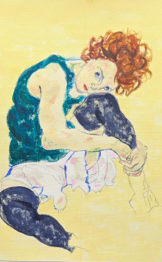 絵画クラス6月の制作・アクリル画２