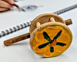 小学生クラス9月1回目・糸巻きぐるま
