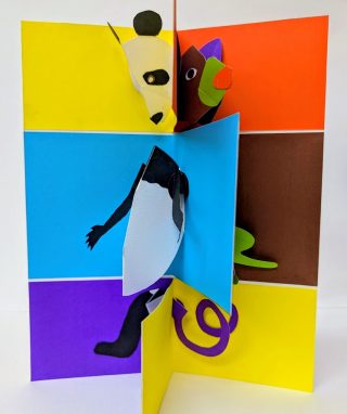 小学生クラス1月1回目・ポップアップカード1